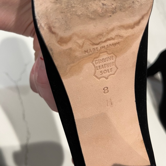 Nina Women’s Pump Shoe Velvet Square Toe Sz 8M Black - Picture 7 of 7